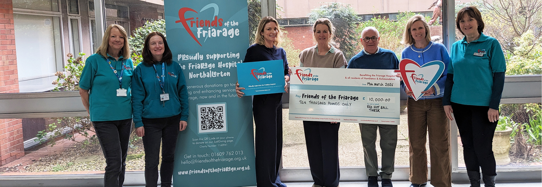 Red Hot Ball Thirsk Donates a Whopping £10,000!